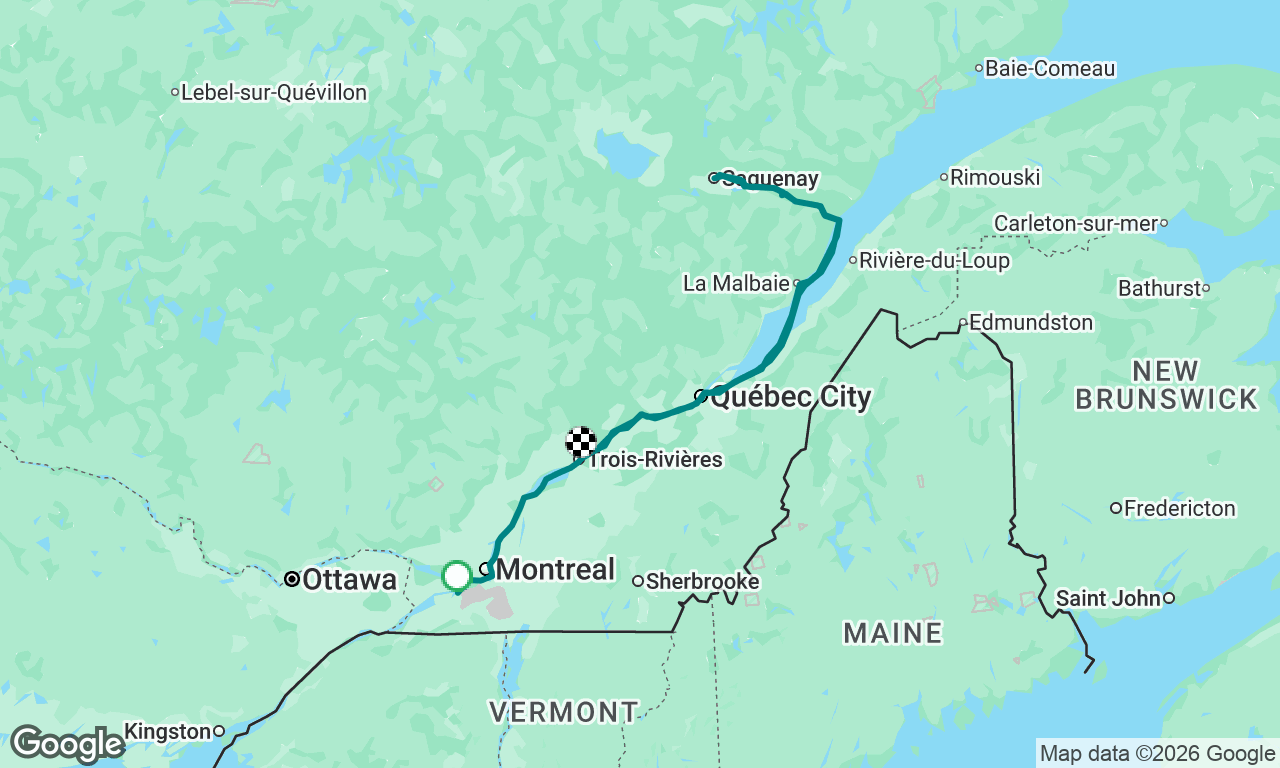 Voyage map