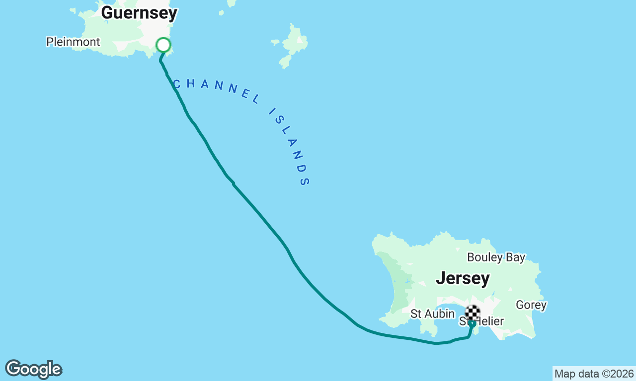 Petit Port, Guernsey to Elizabeth Marina, Jersey