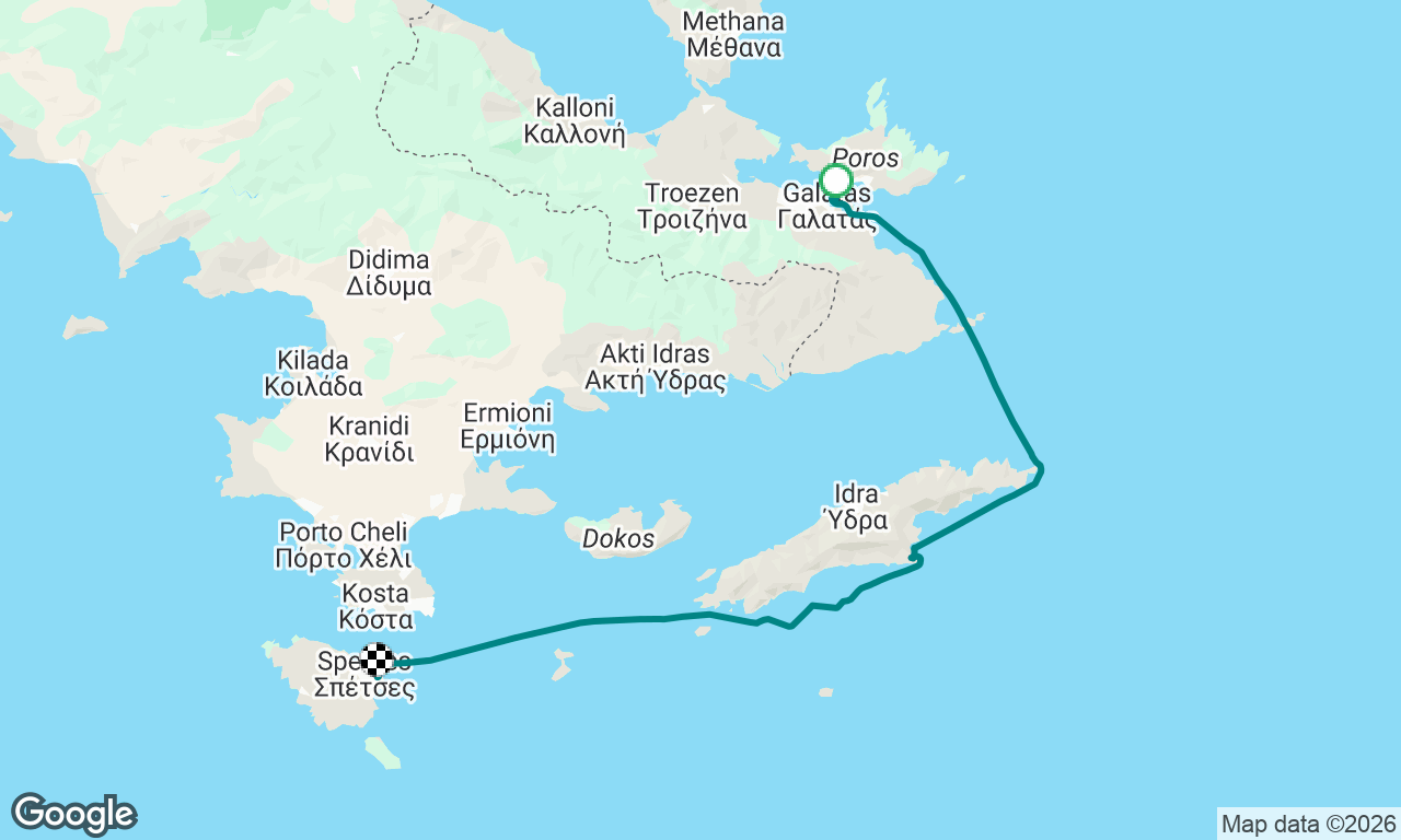 Poros to Spetses 
