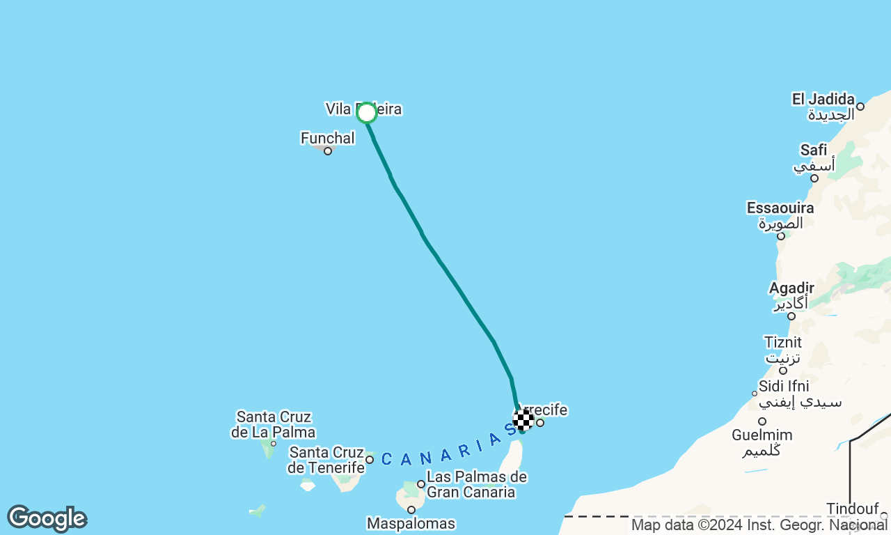 Porto Santo to Lanzarote 