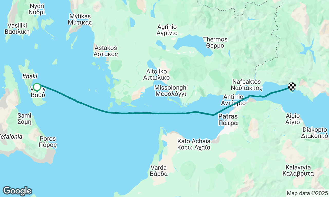 Bonous Miles Flotila 
Leg 2
Ithaki to Trizonia 