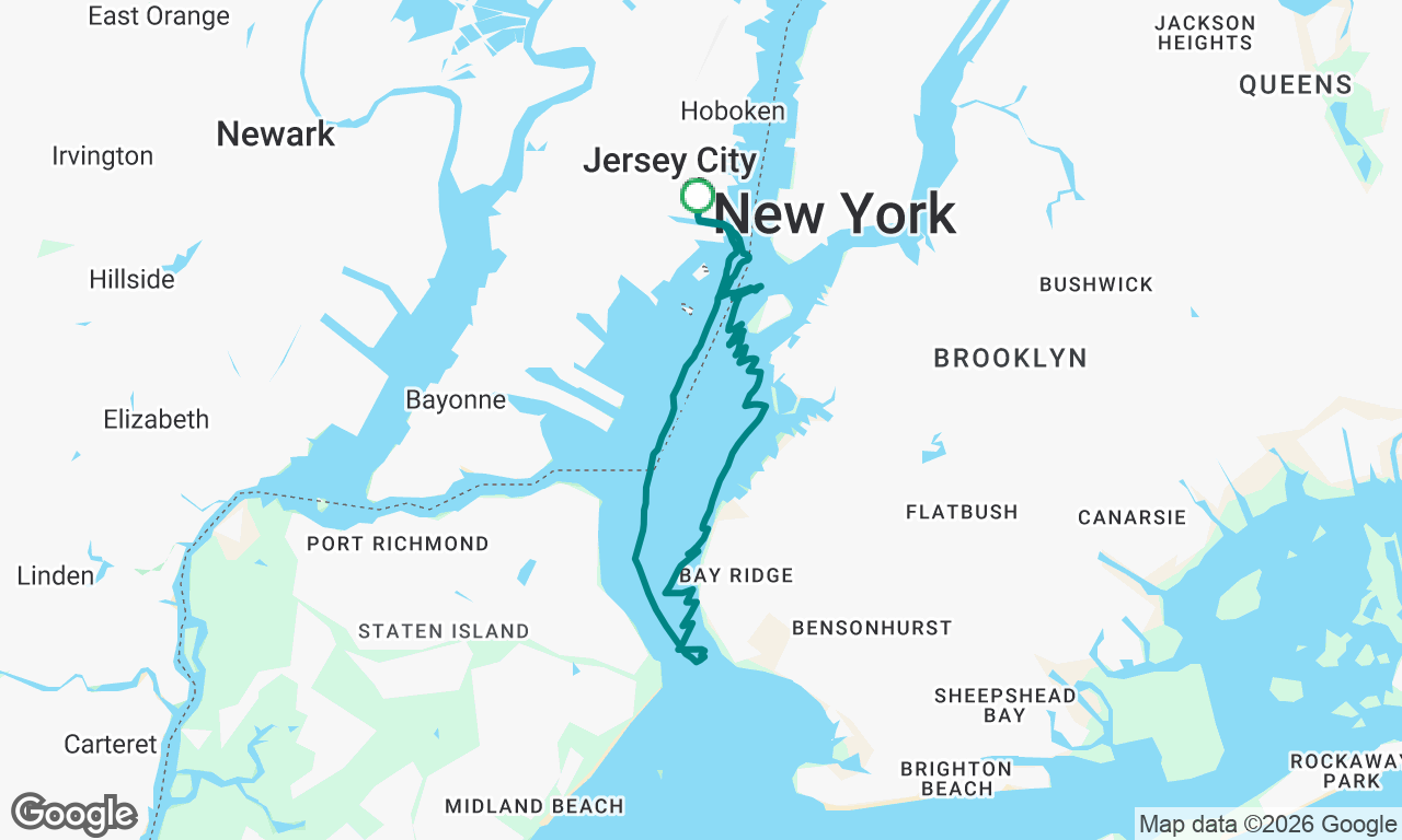 Voyage map