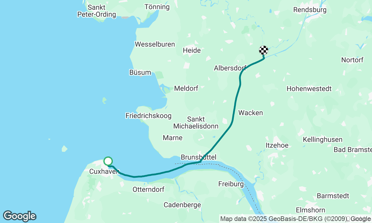 Across the Wadden Sea. Passage 12