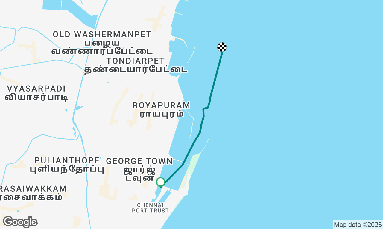 Voyage map