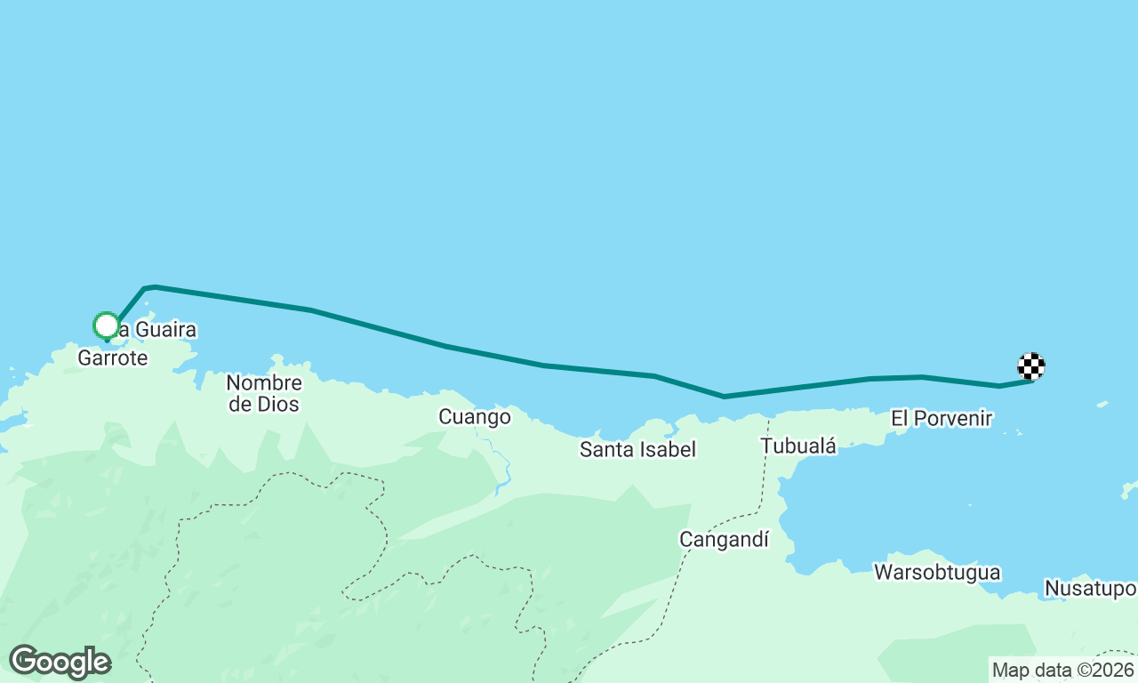 Linton Bay to San Blas. Chichime. 