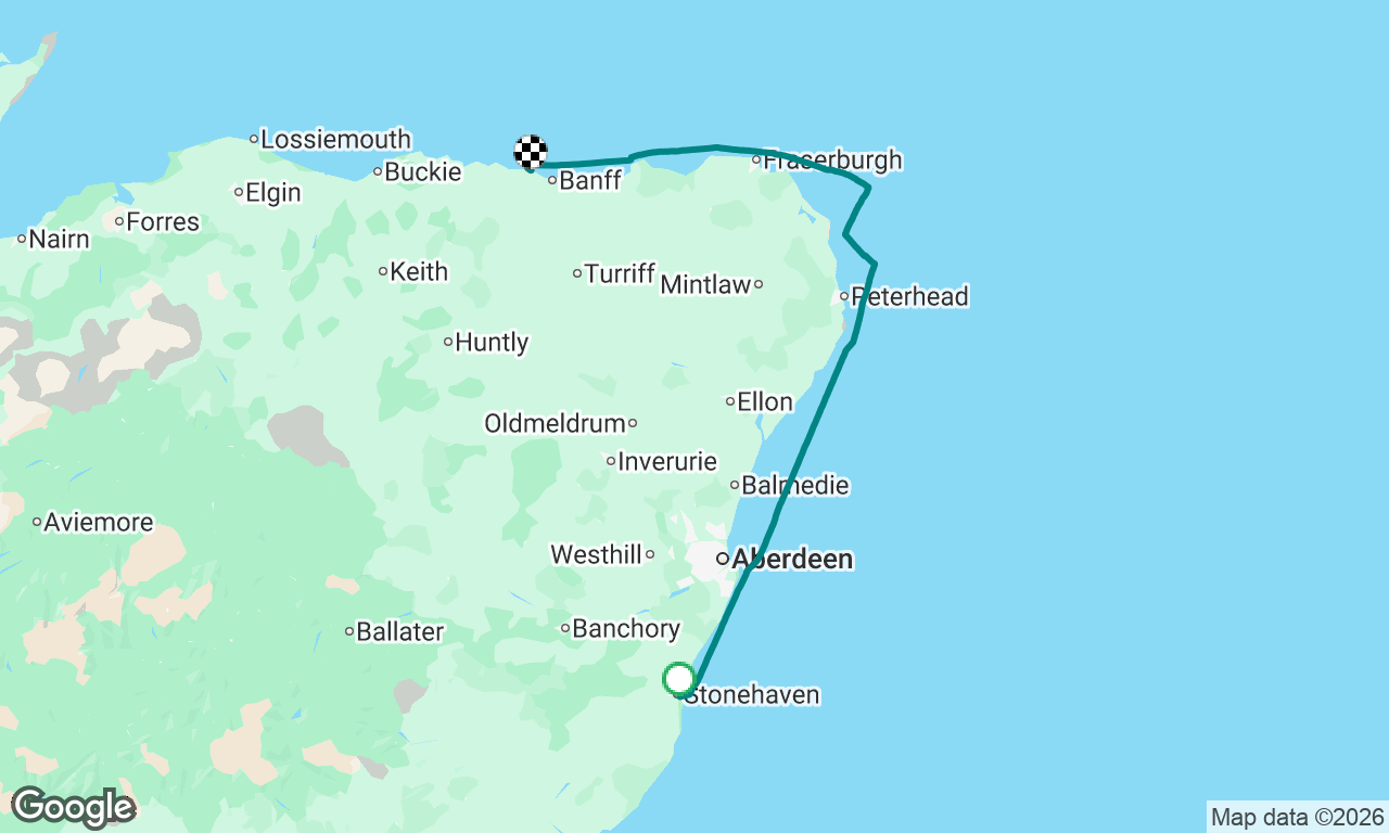 Stonehaven to Whitehills