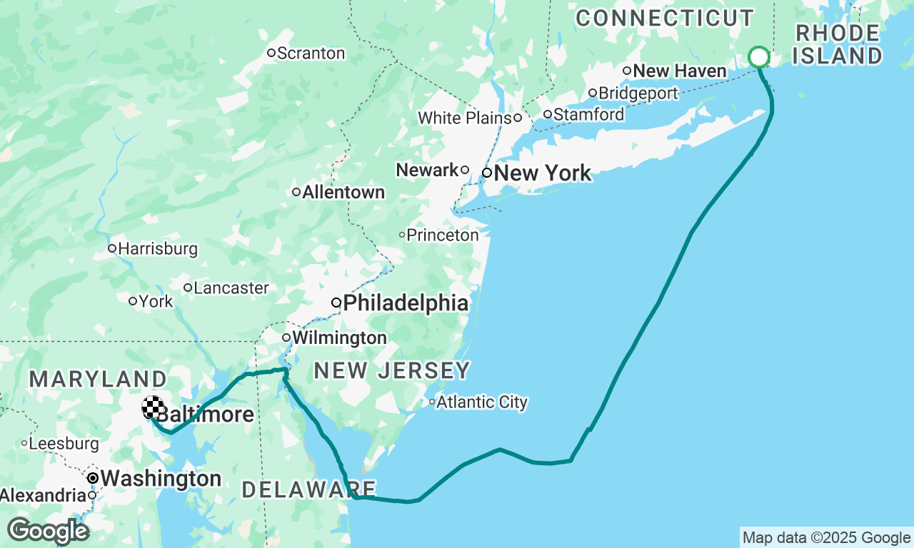 Delivery: Stonington, CT to Baltimore, MD