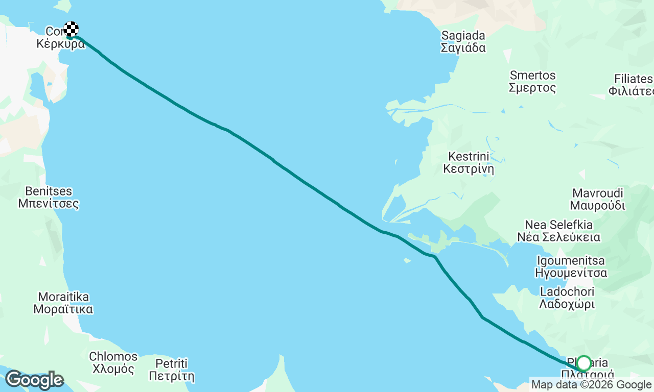 Voyage map