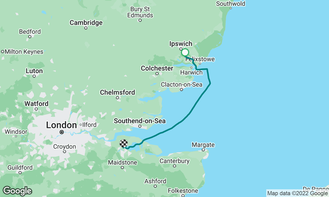 Woolverstone to Chatham (Oyster 655)