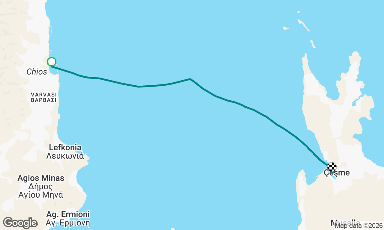 Voyage map