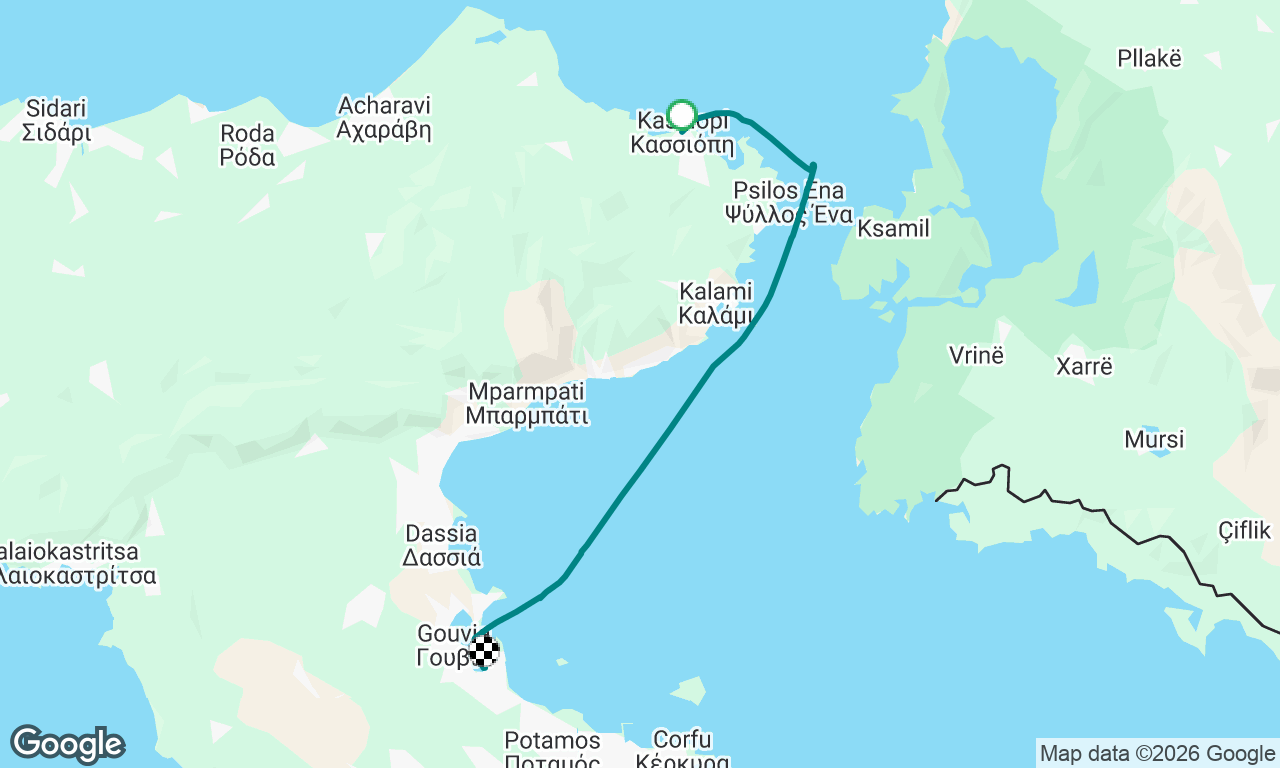 Voyage map