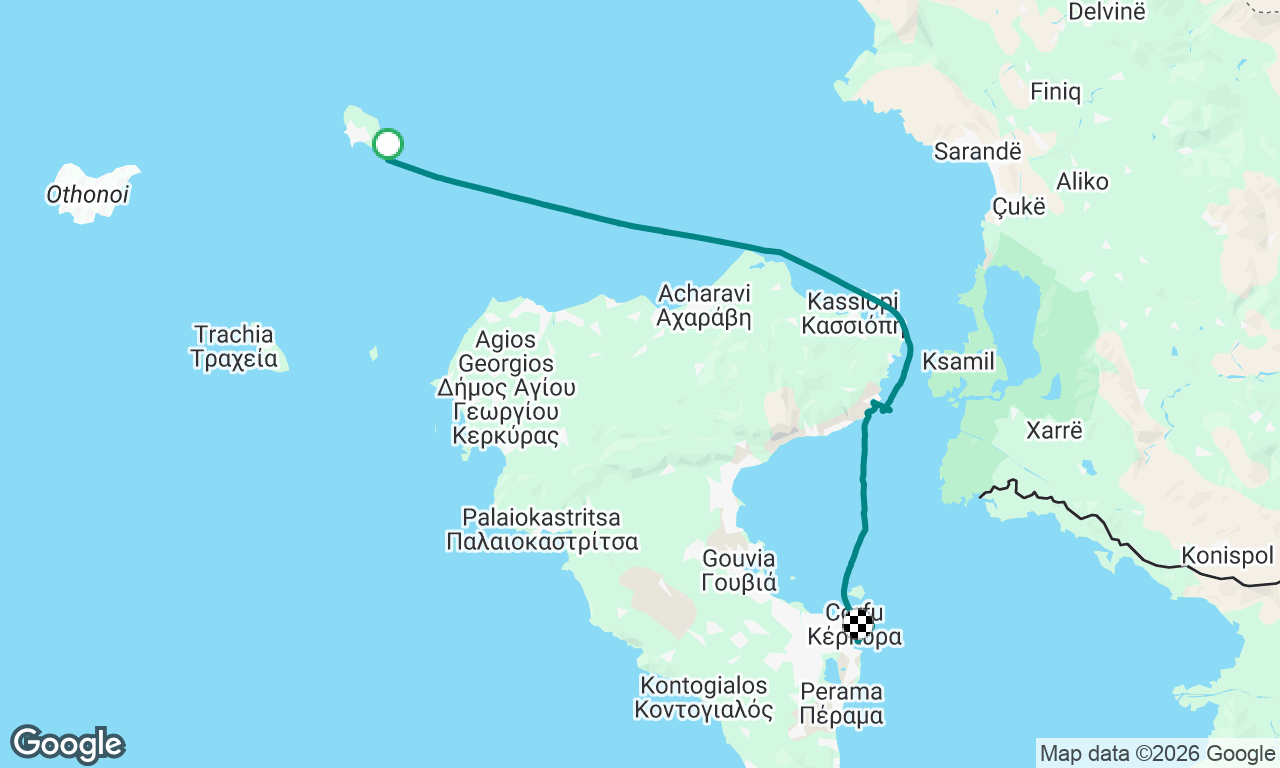 Voyage map