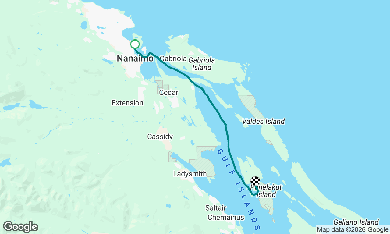 Afternoon Day 1 Sailing the Gulf Islands