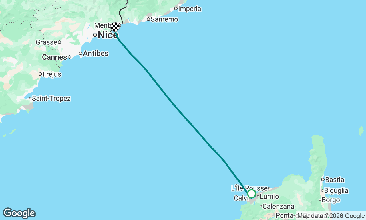 Voyage map