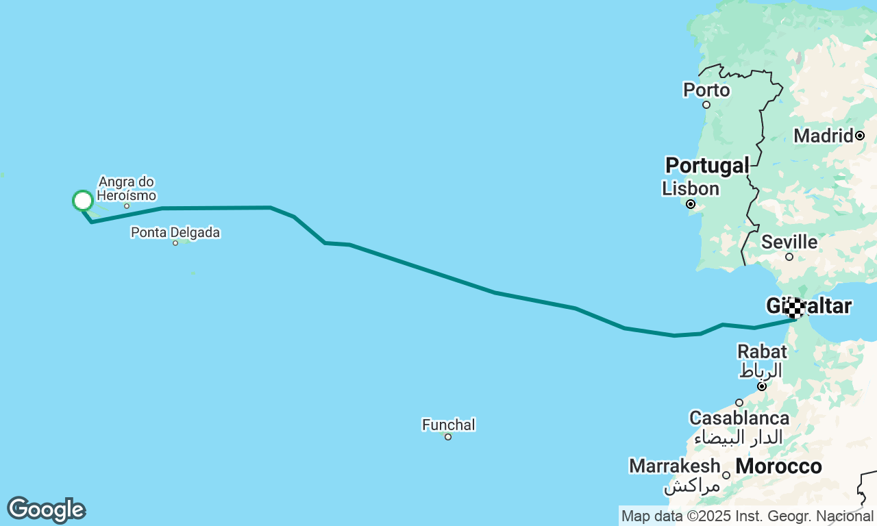 Azores to Tangir