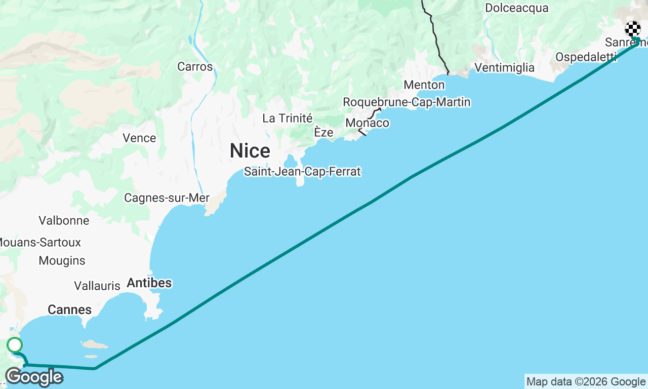 Voyage map