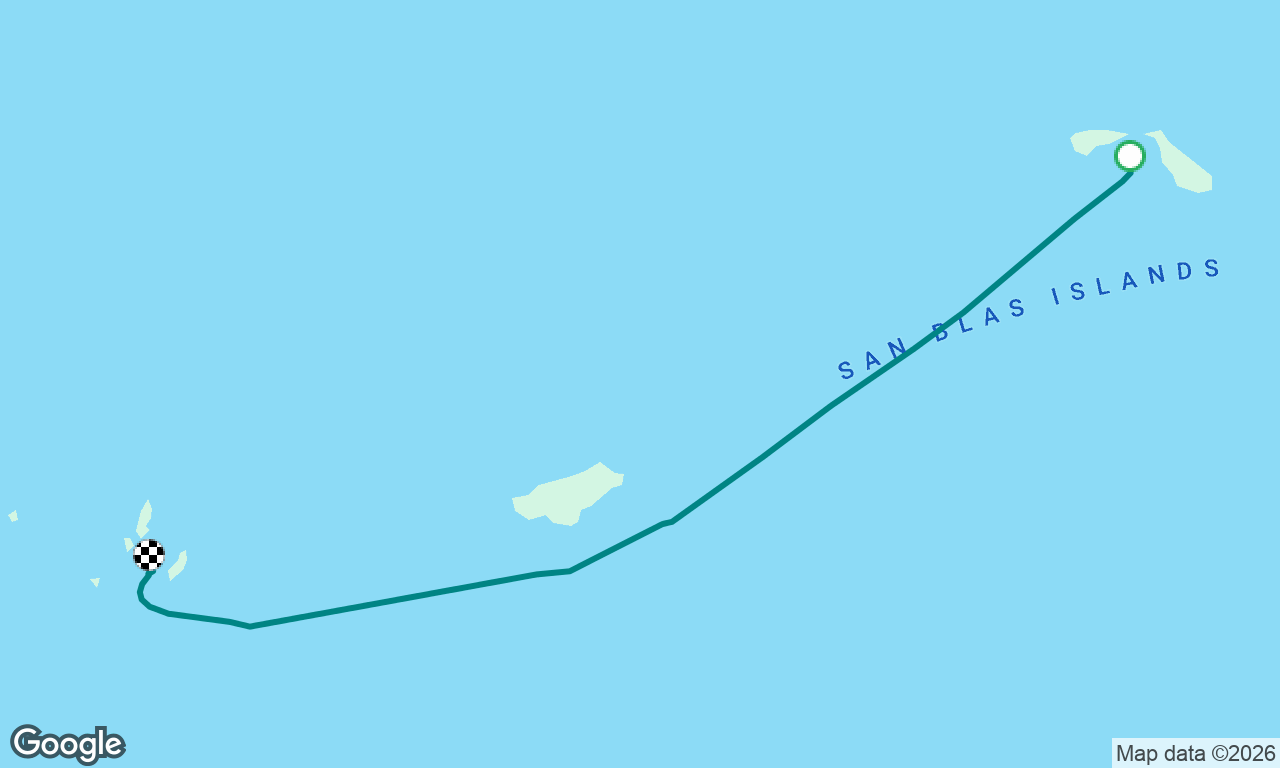 Holandés Cays to Nugnudup, San Blas, Panama