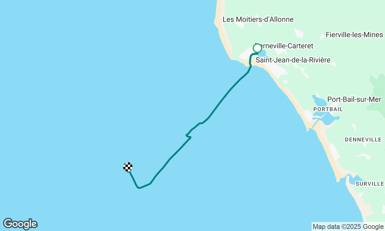 Carteret to Gorey via Les Ecrehous pt1