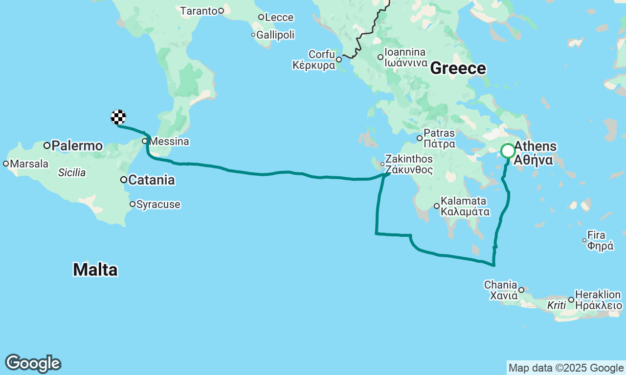 Convoyage ModX 70 retour de Grèce leg 1