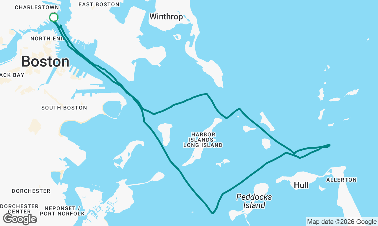 Sailing under Near Gale Wind