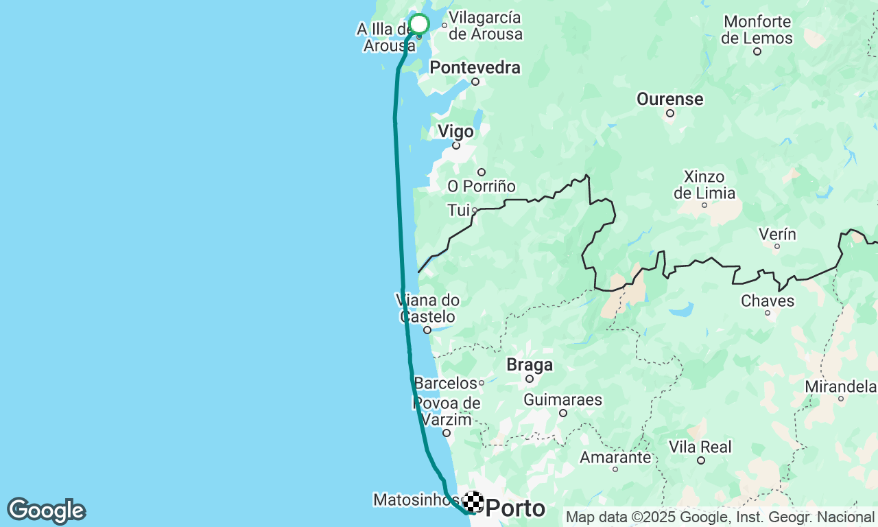 Spain 🇪🇸 to Portugal 🇵🇹