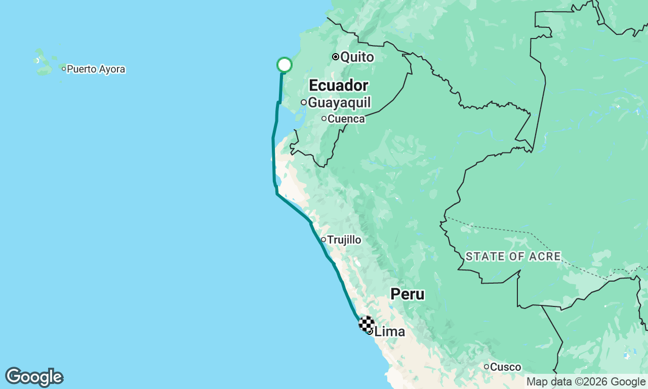 Voyage map
