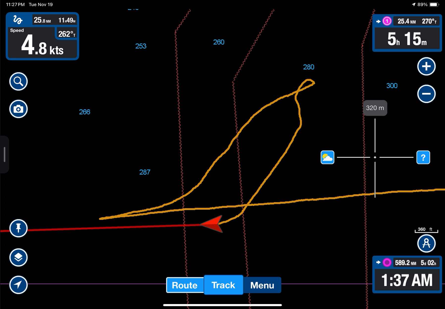 Delivery S/v Tribiza Dragonfly 1200 Gibraltar - Lanzarote_86D19F9D-5682-4341-AA69-A94FDA10A393