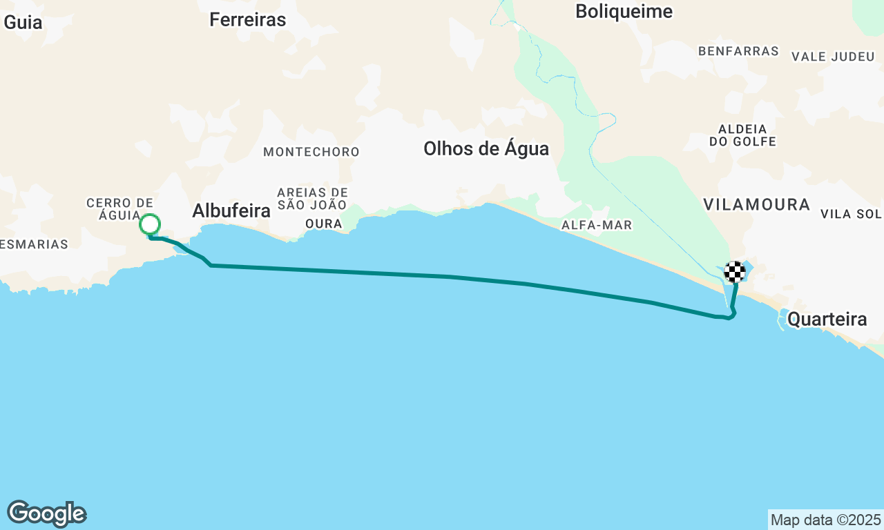 Albufeira to Villamoura