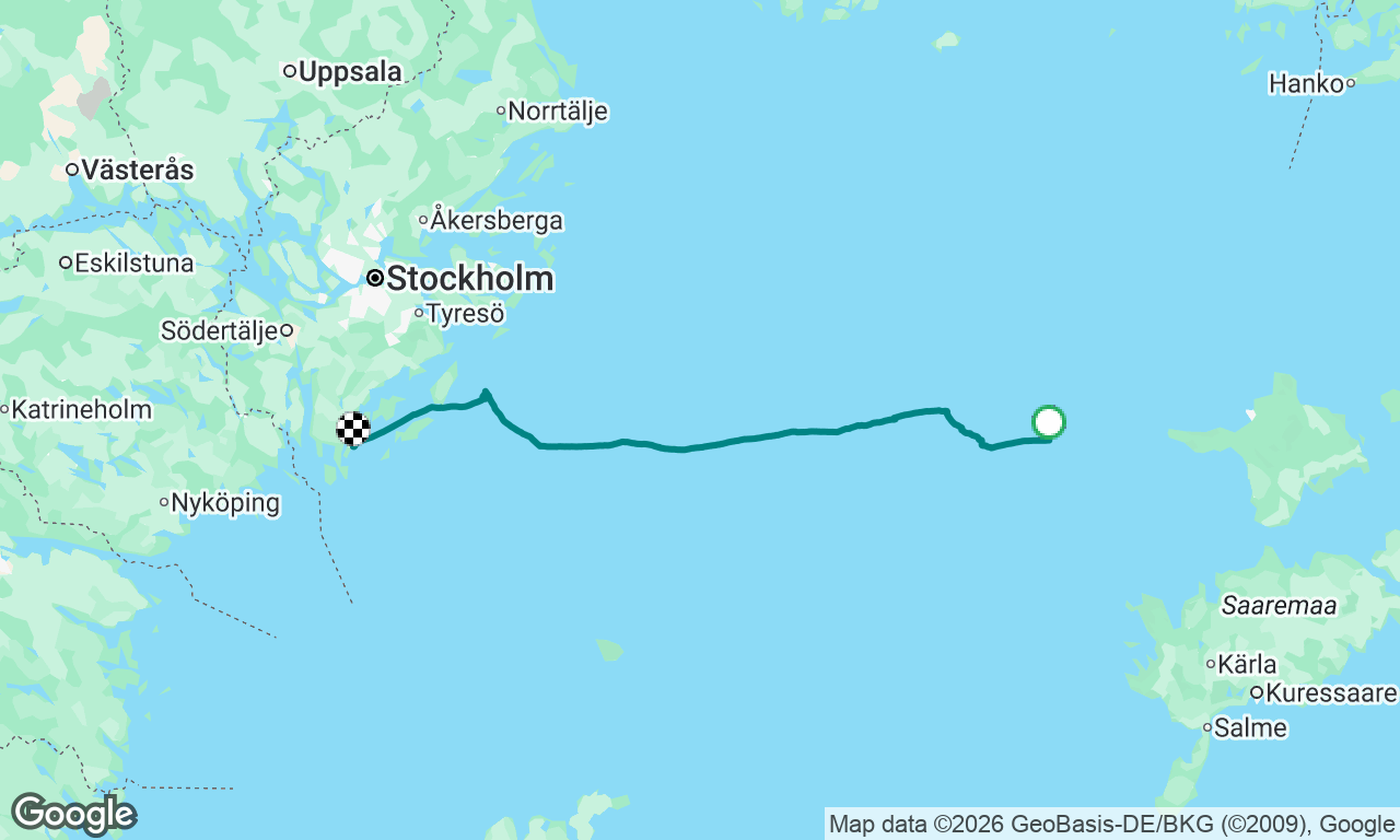 Voyage map