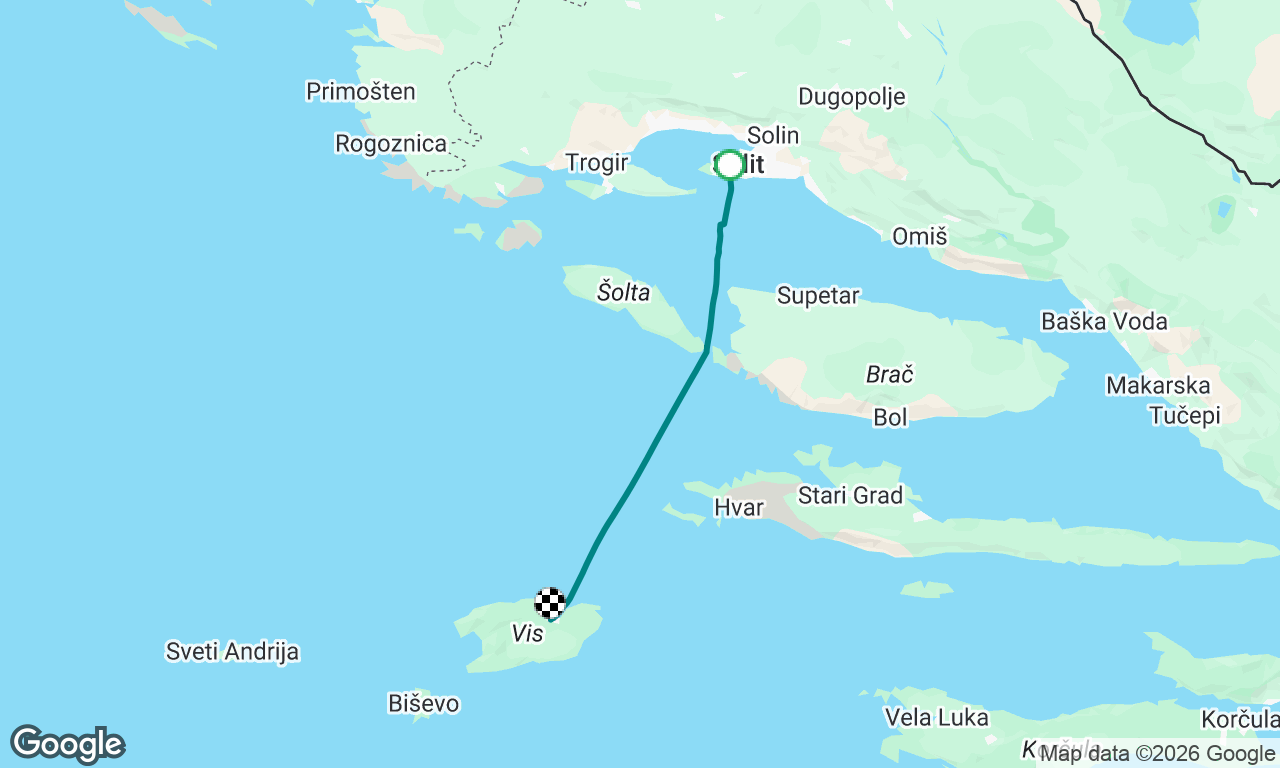 Voyage map