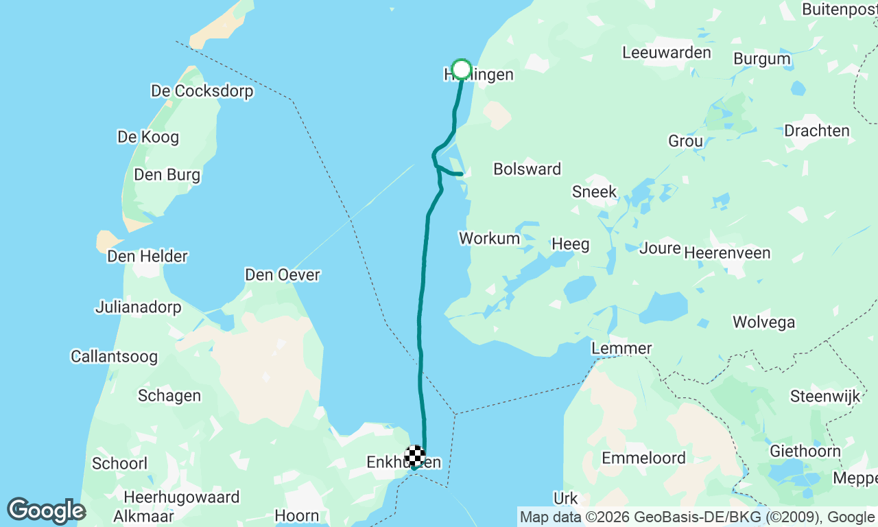 Voyage map