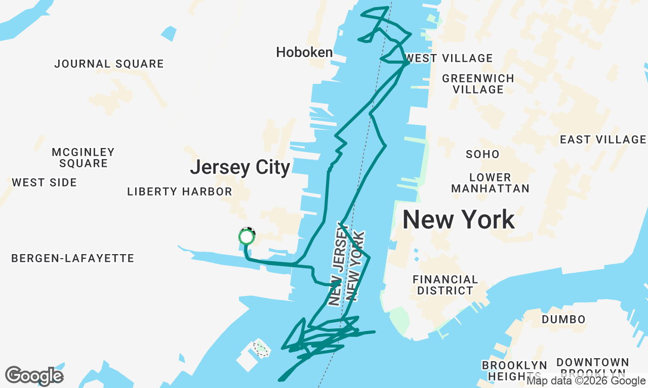 Voyage map