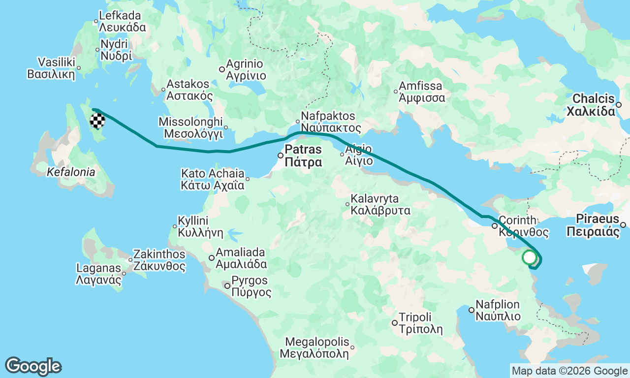 Milebuilding Leg 2 - Korfos to Vathy (Itaca)