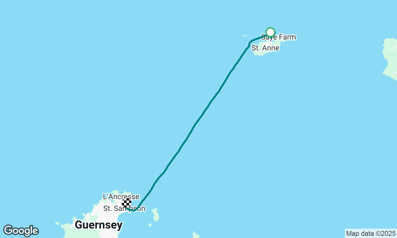 Alderney back to Gu