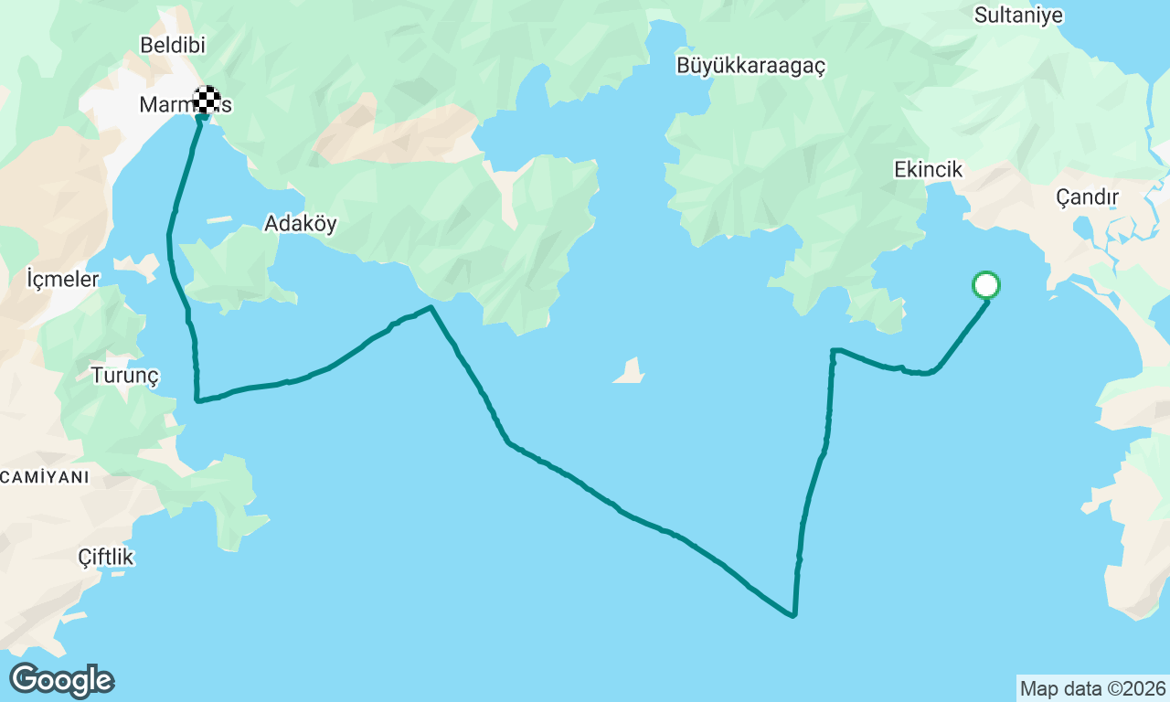 Voyage map