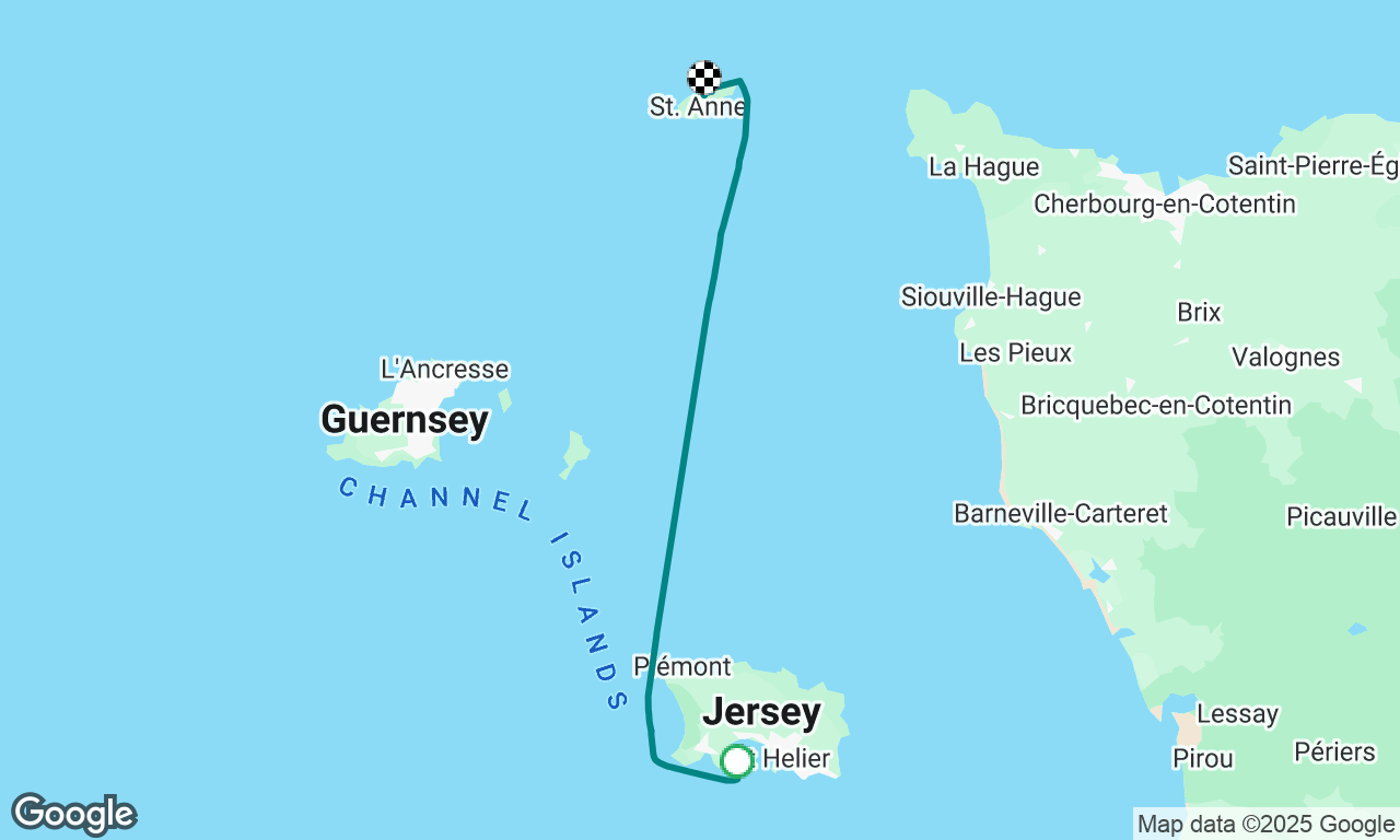 Alderney from Jersey 