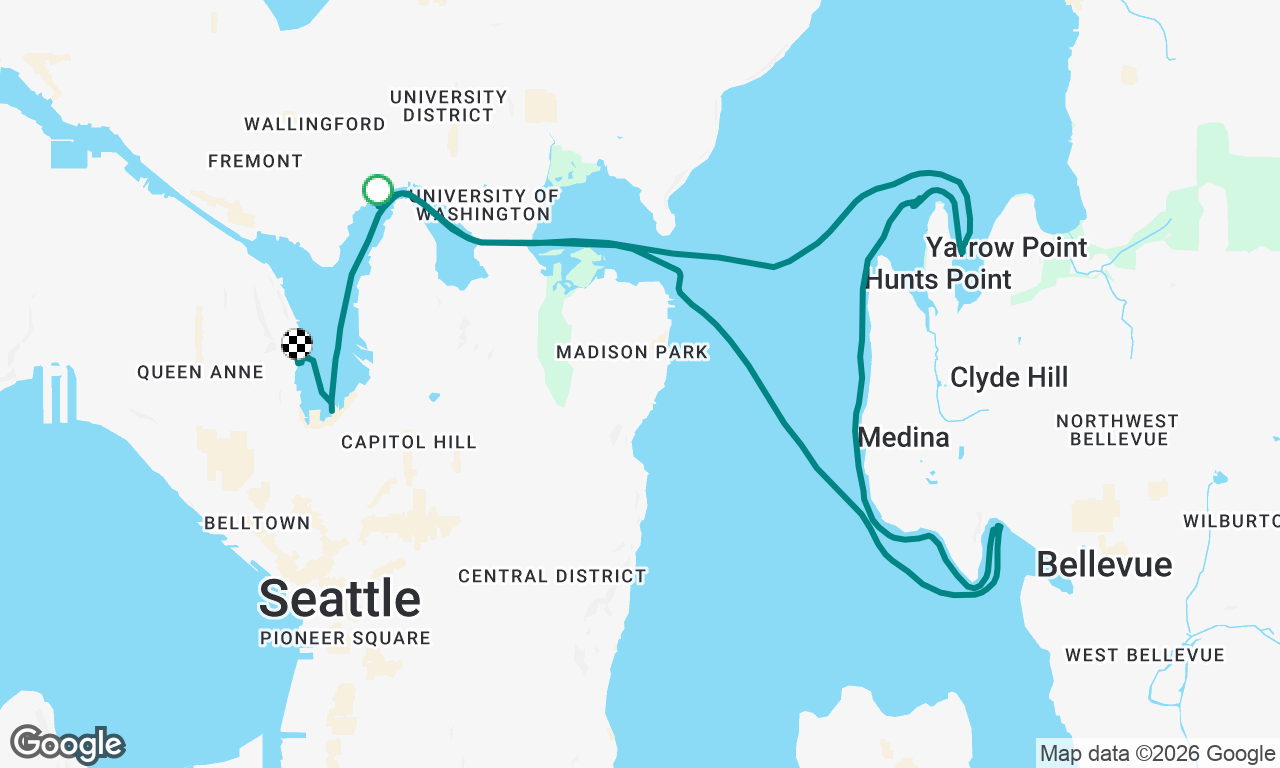 Lake union to Lake Washington on the Faretti 93
