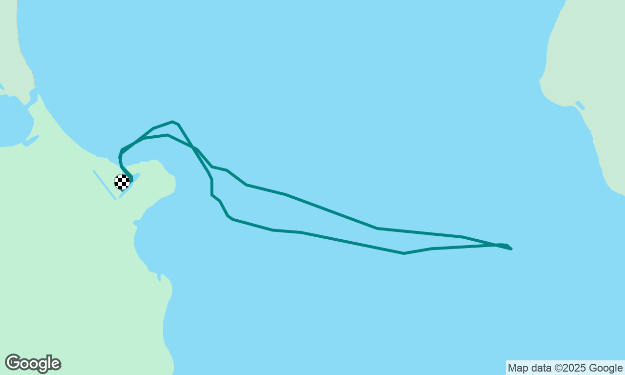 First sail with Phil and Aenan