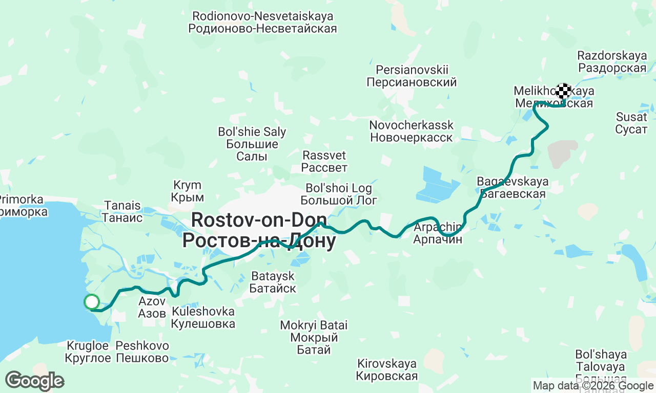 Voyage map