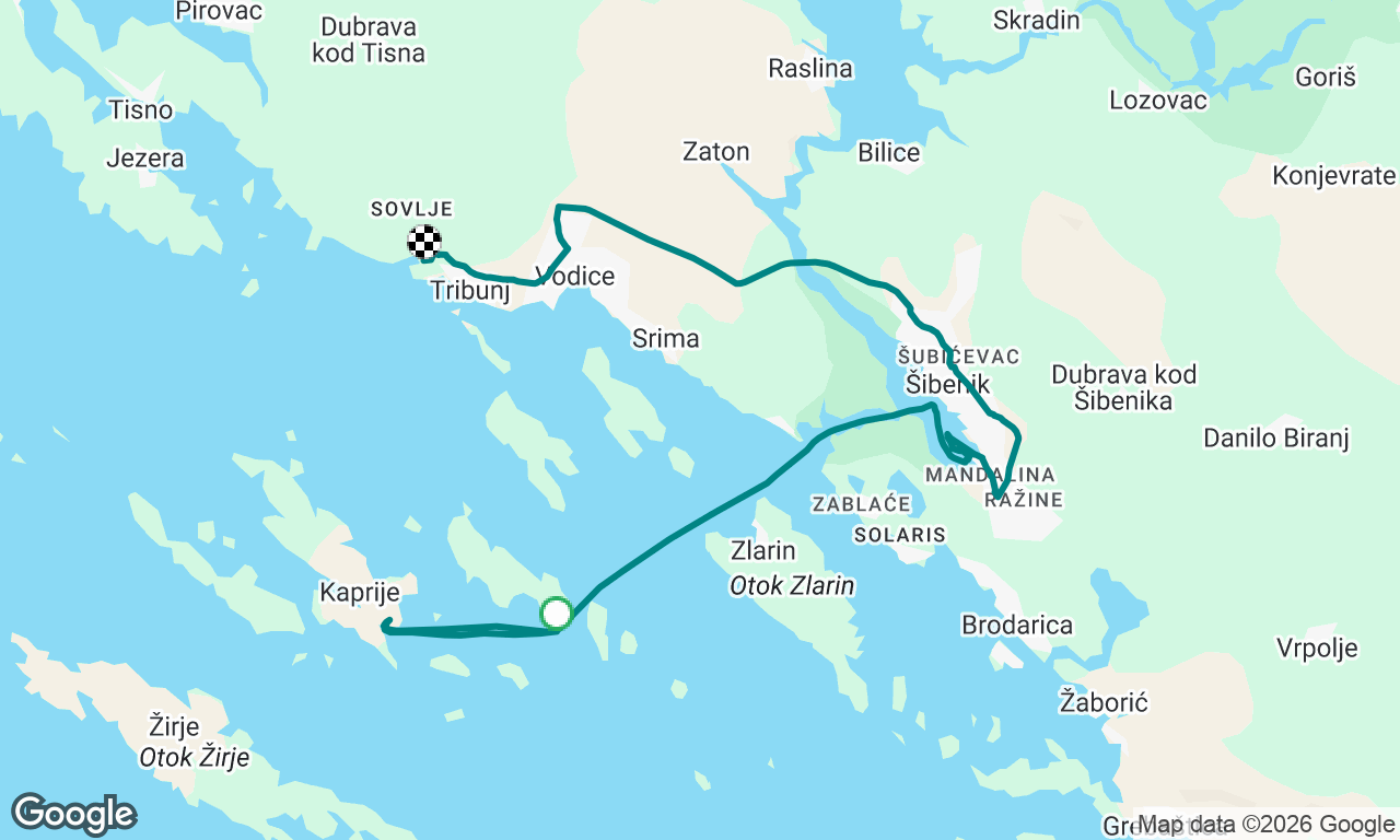 Voyage map