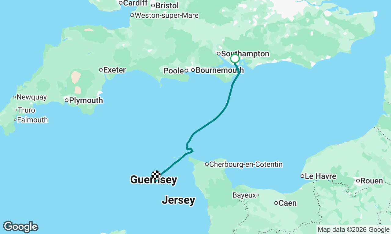 Coastal sailing practice to the Channel Islands ❤️