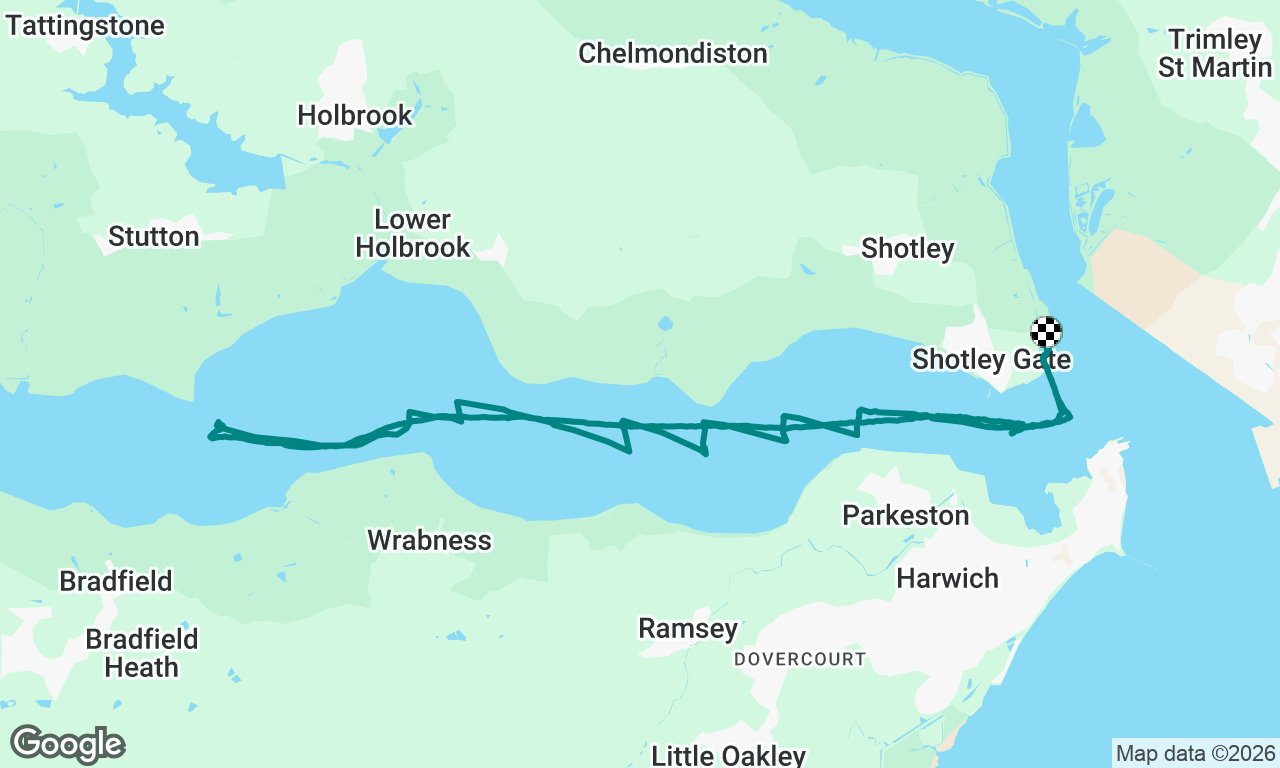Shotley to Stutton Ness 