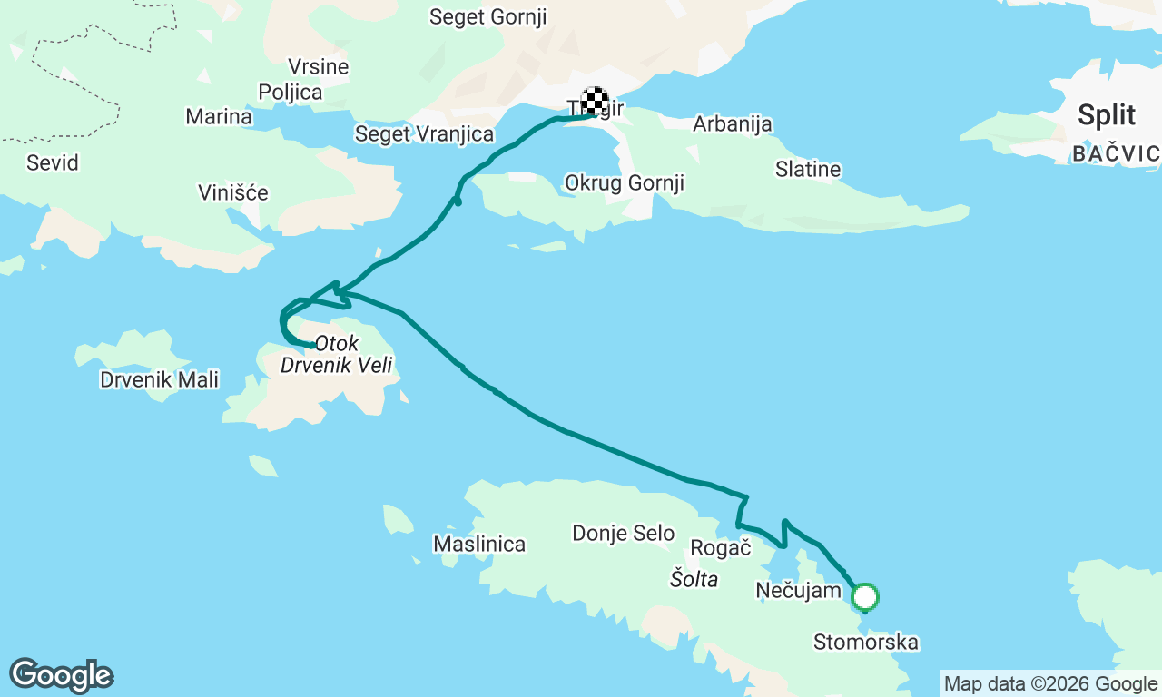 Voyage map