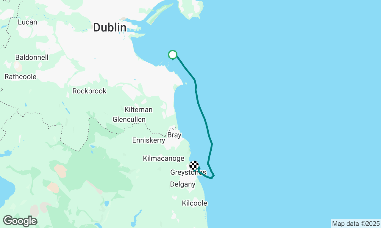 Dun Laoghaire -> Greystones 