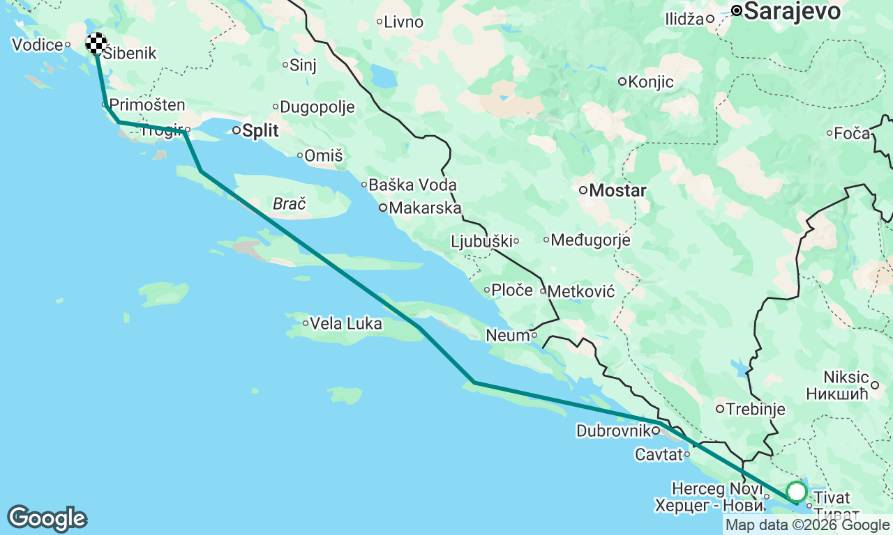 Voyage map