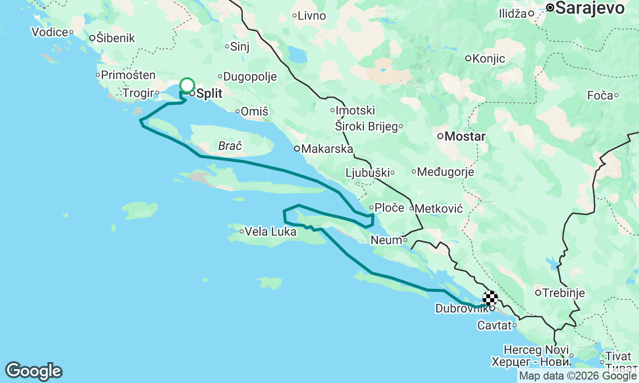 Voyage map