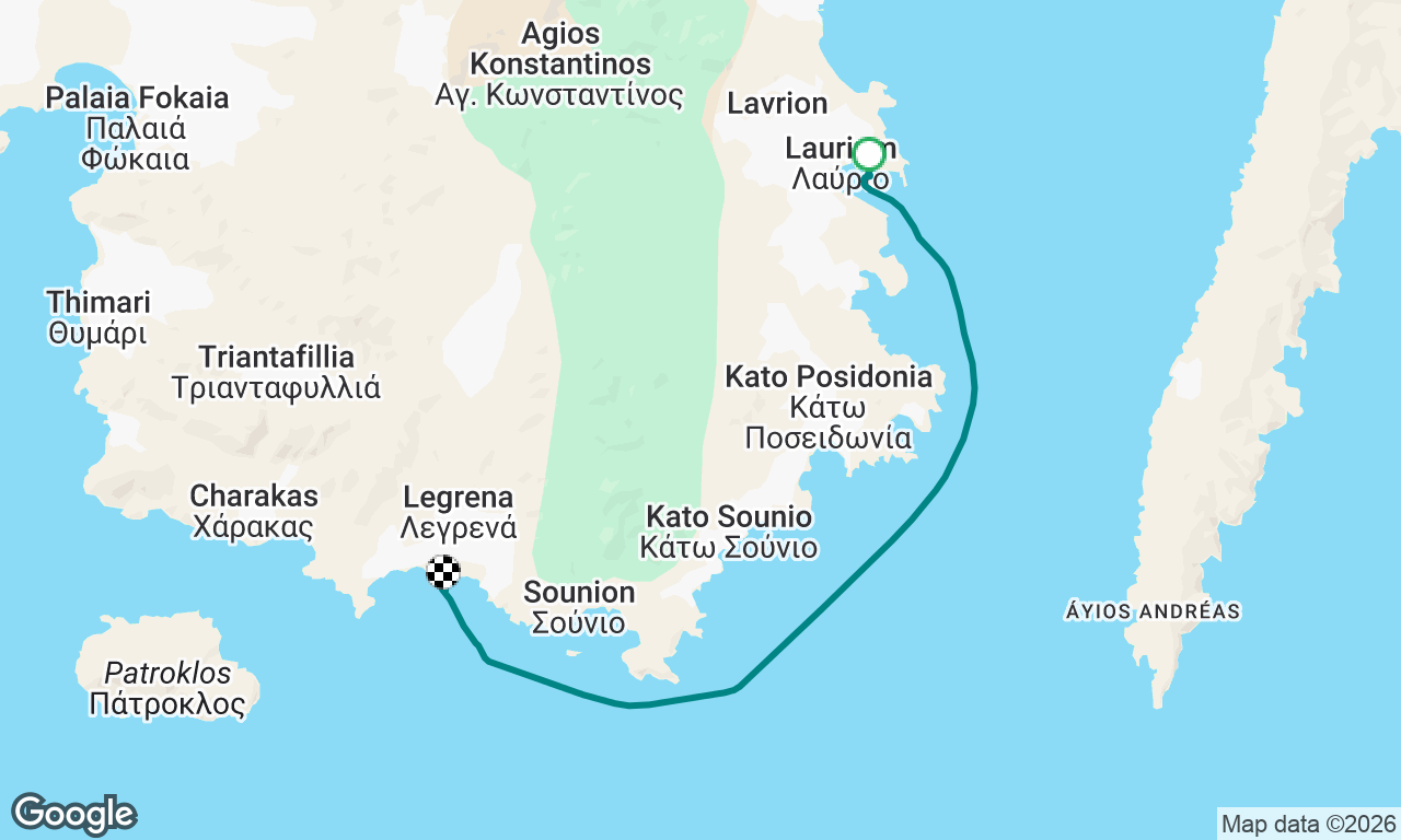 Voyage map