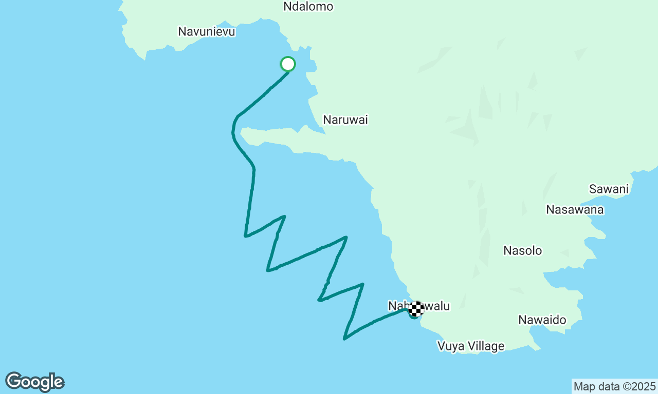 Bua Bay to Nabouwalu harbor