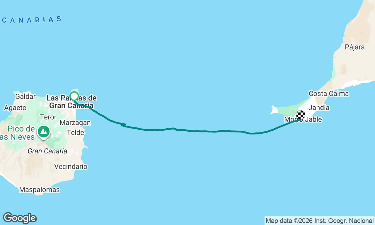 Voyage map