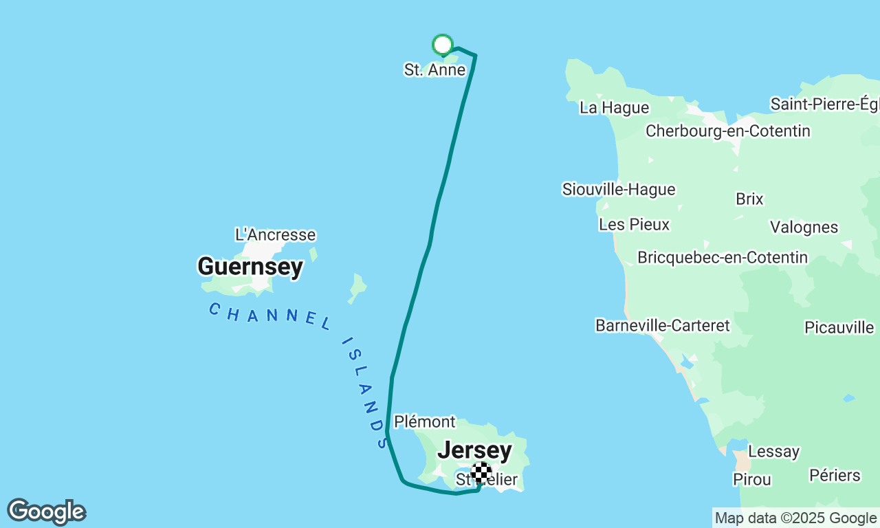 Alderney to Jersey